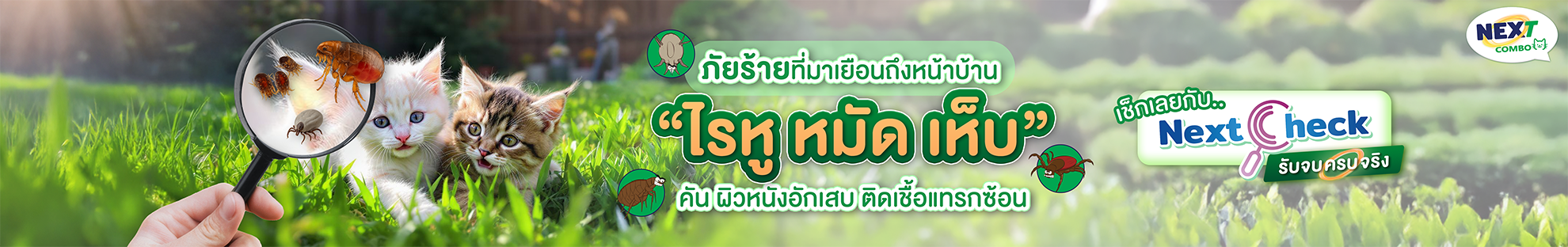 NextCheck Long banner_Tick flea mite
